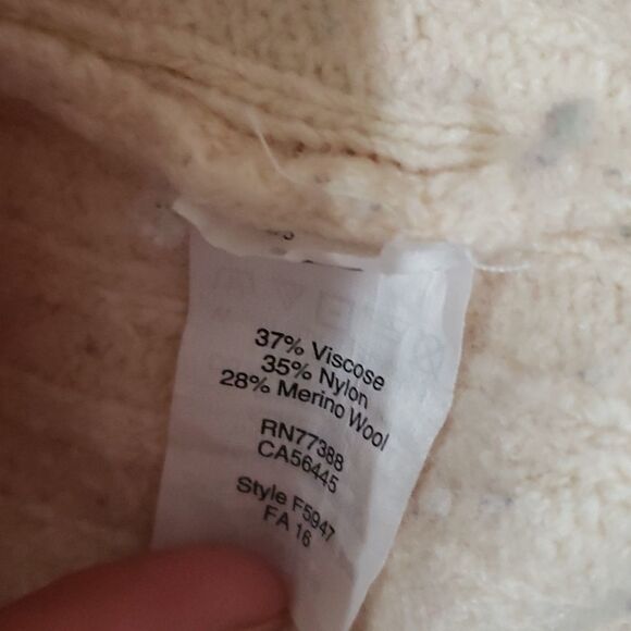 J. Crew Factory Merino Wool Blend Raglan Sweater - Picture 8 of 9